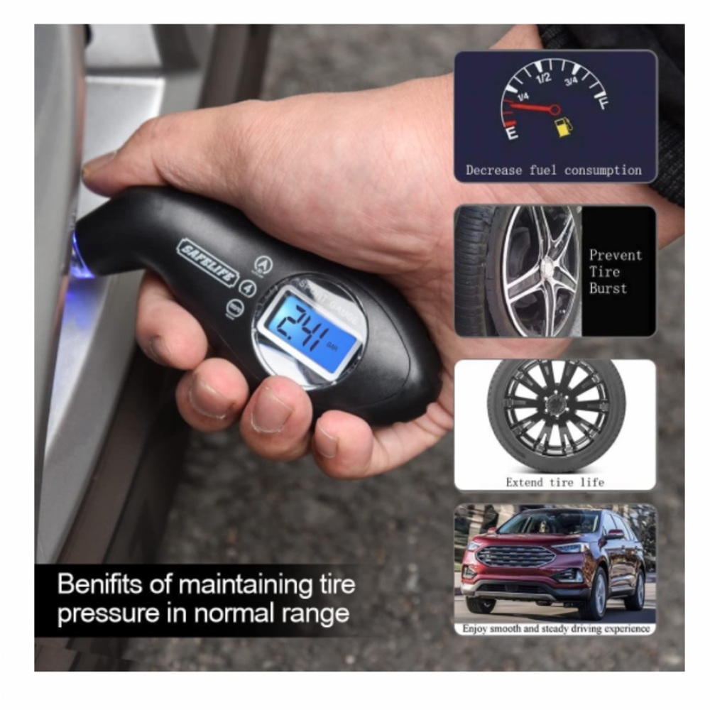 SAFELIFE Digital Tire Pressure Gauge